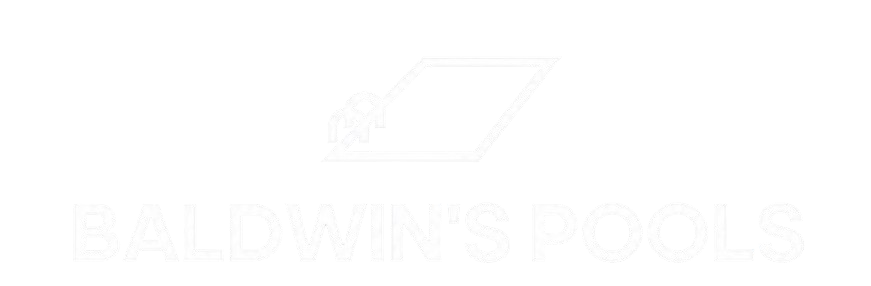 Baldwin's Pools logo: swimming pool and hot tub specialist
